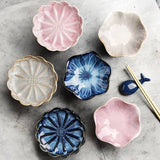 Ceramic Flower Shape Decorative Serving Plate