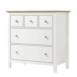 Wholesale 5 Drawer Dressser with Solid Wood Knobs