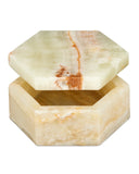 Arco Green Onyx Hexagon Box