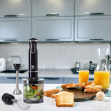 Moss & Stone 300W Hand Blender with Chopper & Whisk