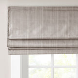 Basketweave Room Darkening Cordless Roman Shade, Taupe
