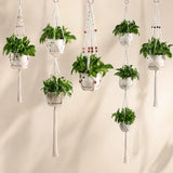 Macrame Hanging Plant Holder Cotton Rope Basket