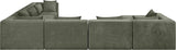 Stellar - 7 Piece Chenille Fabric Upholstered Modular Sectional