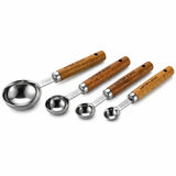 Silver Stainless Steel Measuring Cups Set