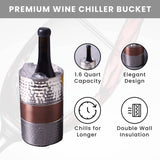 Mixora Stainless Steel Double Wall Wine Cooler