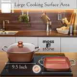 Moss & Stone 6-Piece Copper Chef Cookware Set