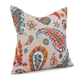 20 x 20 Pillow Boteh Turquoise - Down Insert
