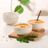 Kook Narbonne Ceramic Soup Bowls 24 oz Set of 4