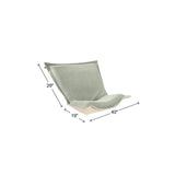 Komodo Sage Puff Cover and Cushion