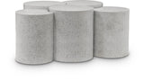 Dimple - 20" 5 Piece Modular Coffee Table - Terazzo Finish