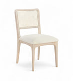 Atrium - Upholstered Seat Dining Chair With Brushed Natural Base (Set of 2)