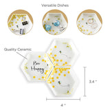 Bee Happy Trinket Dish (Set of 3)