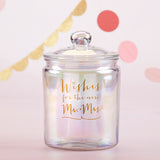Iridescent Wedding Wish Jar with Heart Cards