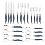 Laguiole Connoisseur 18/10 Stainless-Steel Navy Flatware Set