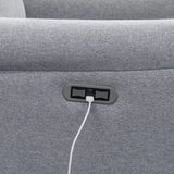 3 in1 Power Recliner with Usb and Type-C Ports, Light Grey