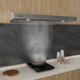 CIARRA 30 inch Under Cabinet range Hood with 200 CFM Powerful Airflow & 3-Speed Fan, Energy-Efficient LED Lighting CAS75905-OW