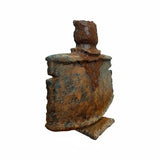 Patina Aluminum Vase - Large