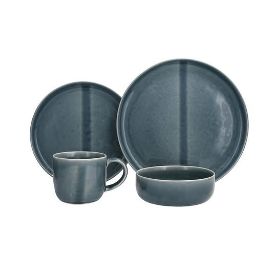 Svelte Deep Blue 16pc Dinnerware Set