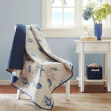 Wholesale Oversized Coastal Quilted Throw Blanket