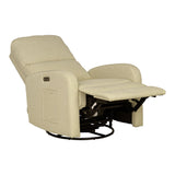 3-in-1 Swivel Glider Power Recliner Chair, Beige *