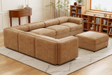 HARMONY 142" 6-Seater Sectional  Sofa with Arm