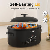 Royalcraft 8-Quart Slow Cooker with Self-Basting Lid