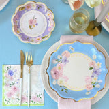 7" Assorted Premium Paper Plates Set of 16