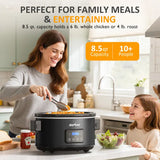 Wholesale 8.5 Quart Programmable Slow Cooker, Multi-Cooker Food Warmer