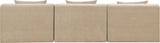 Stellar - 3 Piece 114" Upholstered Modular Armless Sofa