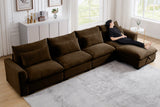 PERTH 157" 4-Seater Sofa with 1 Ottoman