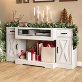 Tv Stands For Tvs Up To 75'', Farmhouse Media Console Table