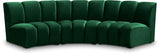 Infinity - 3 Piece Velvet Modular Sectional