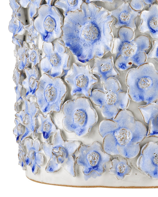 Jessamine Blue & White Accent Table