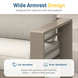 Wholesale Patio Furniture Metal Loveseat, Metal Outdoor Chairs
