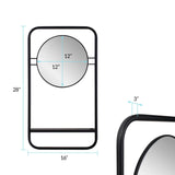 Collins Mirror with shelf