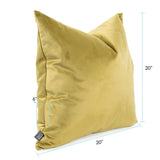 20 x 20 Pillow Bella Moss - Down Insert