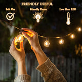 Moss & Stone 25ft Solar String Lights with 15 Bulbs