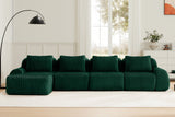 LAURENT 146" 4-Seater Sofa with 1 Ottoman