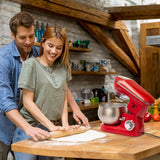 5.5QT 6-Speed Stand Mixer with Stainless Bowl