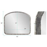 Marius Arched Mirror Silver