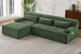 ZELAR 102" Chenille Left Chaise Sofa