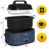 Wholesale 26 Quart Roaster Oven with Visible Self-Basting Lid