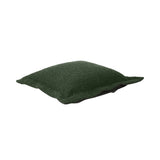 Scroll Puff Ottoman Cover & Cushion- Barbet Forest/Black