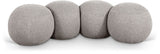 Apollo - Boucle Fabric Bench
