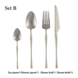 Retro 304 Stainless Steel Cutlery Set