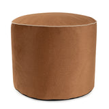 Qivuit Brown Tall Pouf