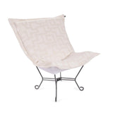 Indoor/Outdoor Puff Scroll Chair Syros Natural