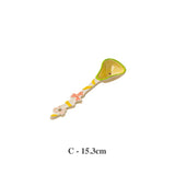 Cute Fruit Ceramic Spoon for Dessert & Kids