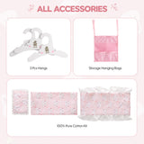 ROBUD Baby Doll Crib Rabbit
