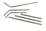 Individual Stainless Steel & Glass Straws for Mason Jars